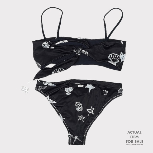 COPY - ELE SWIMS Set Olivia Top & Aussie Bottom - Beachcomber Black - Picture 8 of 9